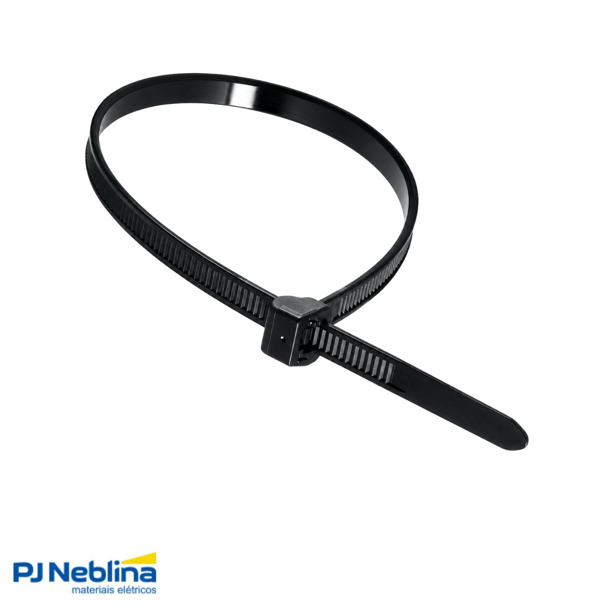Braçadeira Flexível Poliamida 200X4,6Mm Preto - Dutoplast