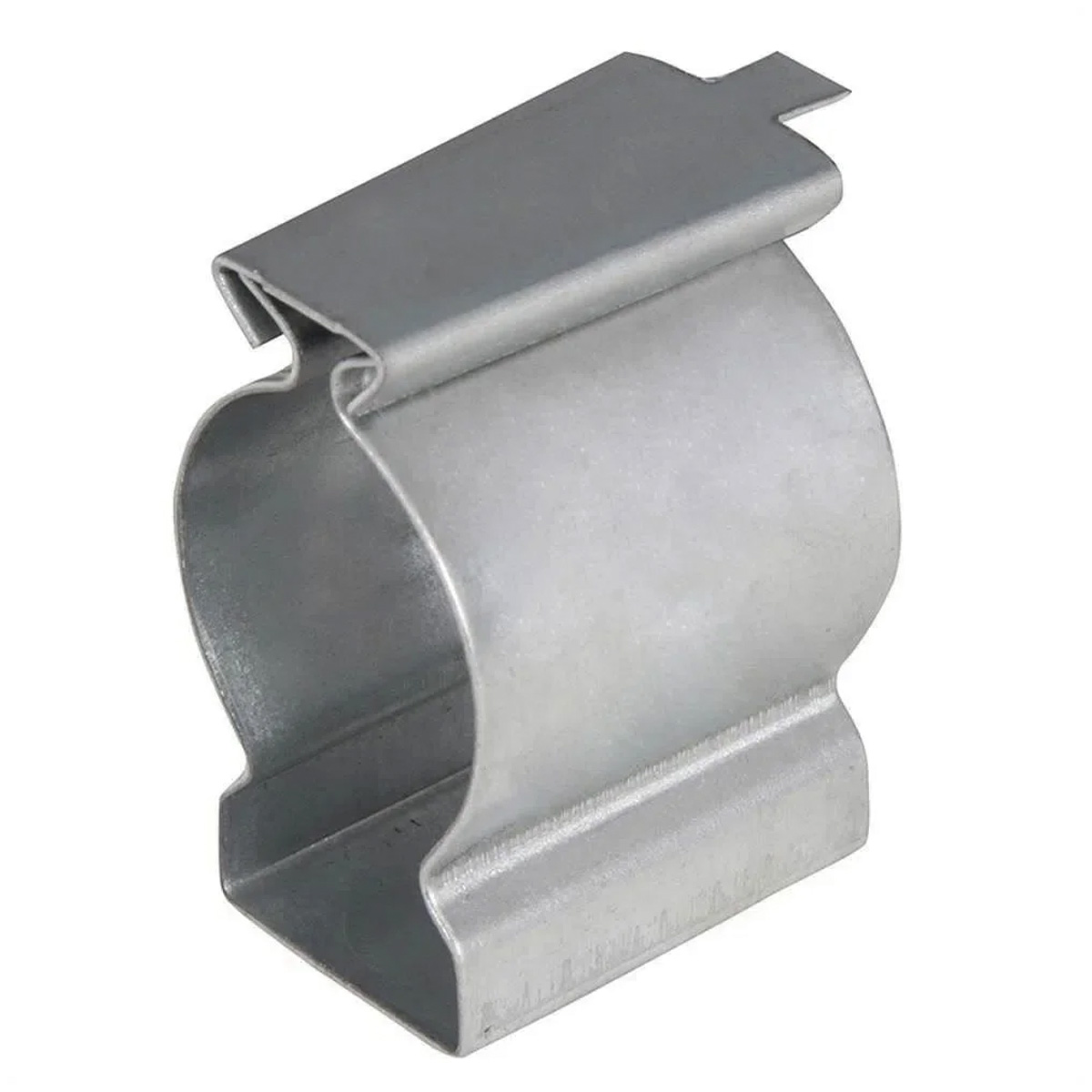 Abraçadeira Tipo D Galvanizada Eletrolítico 1.1/4Pol Com Cunha