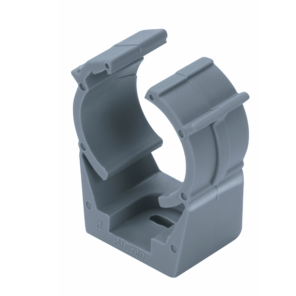 Abraçadeira Para Eletroduto Aparente Cinza Pvc 1/2 Polegadas - Wetzel