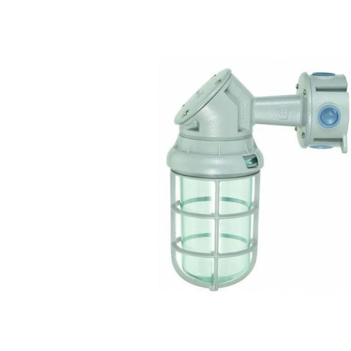 Luminária Industrial Arandela 90G Tgvp Cz 300W E40 Difusor Vidro Alcalino 3/4 Bsp C/Grade - Wetzel