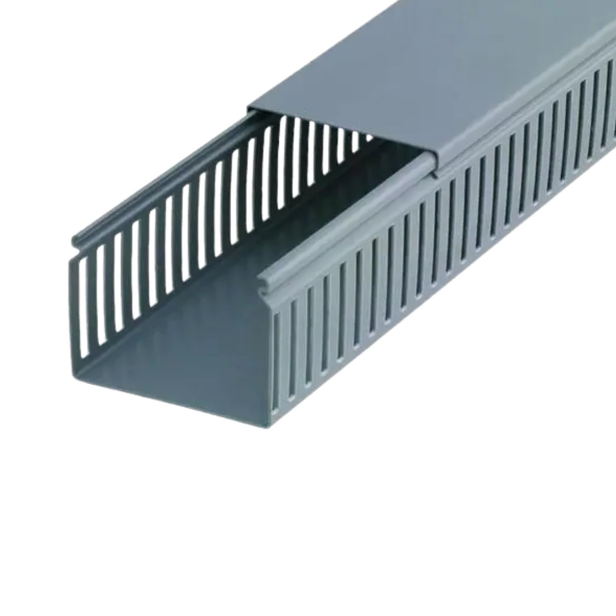 Canaleta Pvc Rec Fechado 30X30 (Br C/2M) Cz C/Tampa S/Divisória S/Adesivo - Dutoplast