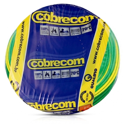 Cabo Flexível 750V PVC 4,00mm Brasileirinho 100 Metros - Cobrecom