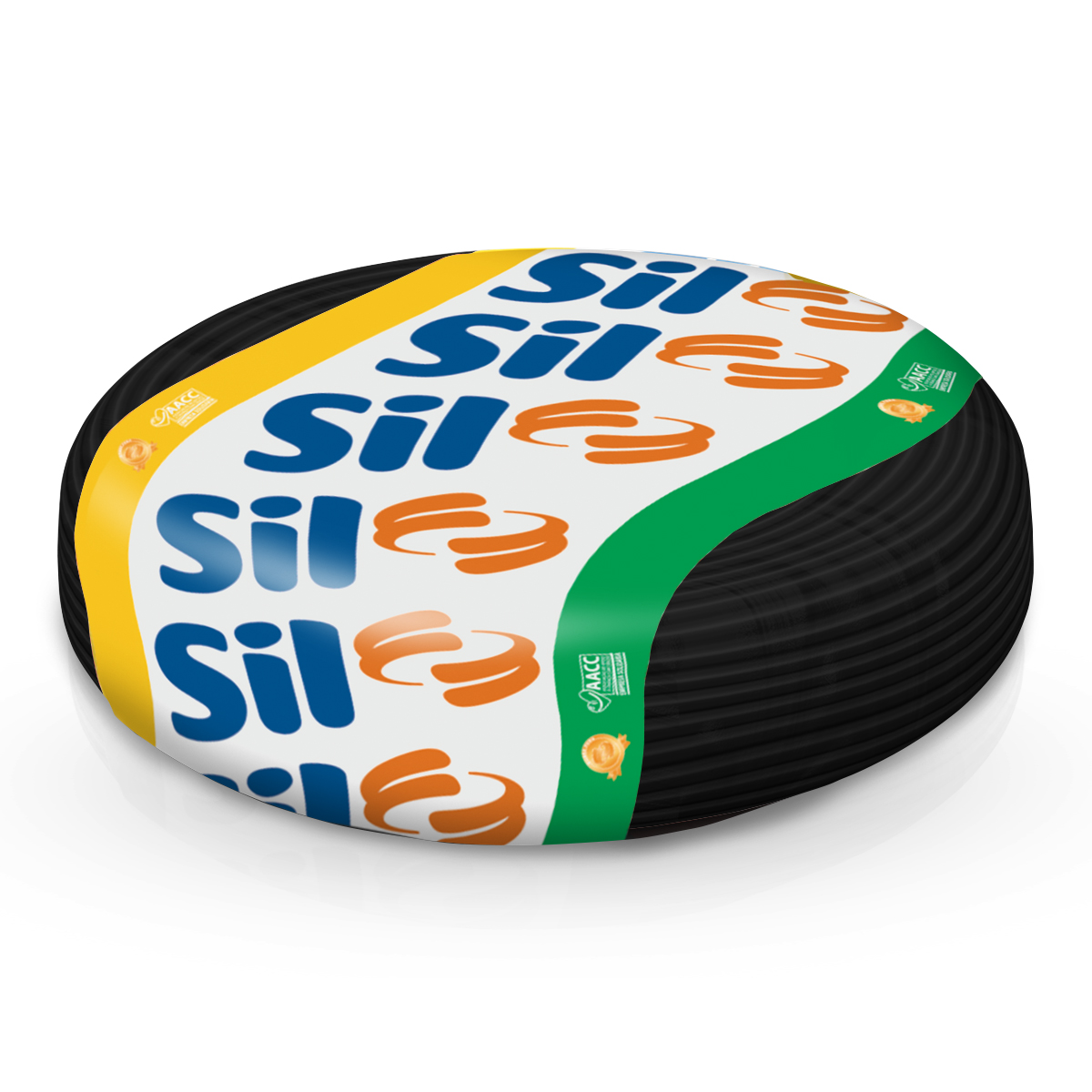 Cabo Pp 500V Pvc 4X0,50Mm Preto 70G 100 Metros - Sil