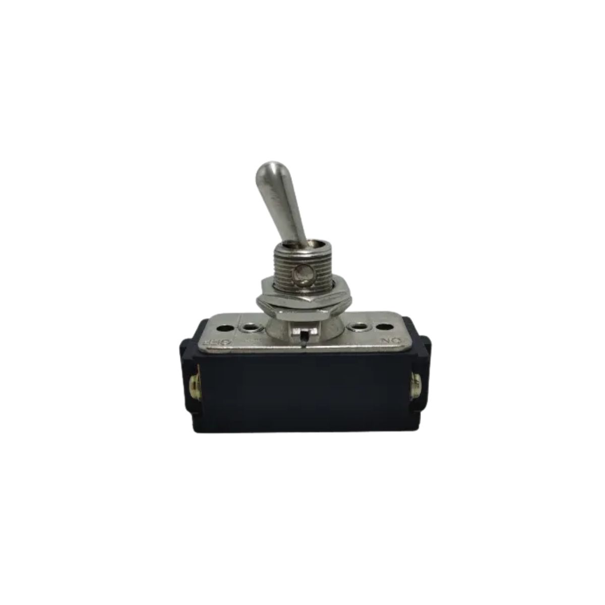 Chave Interruptor Alavanca Metálica Bipolar Liga/Desliga 10A 120V Cromada Standard Terminal Parafuso - Margirius