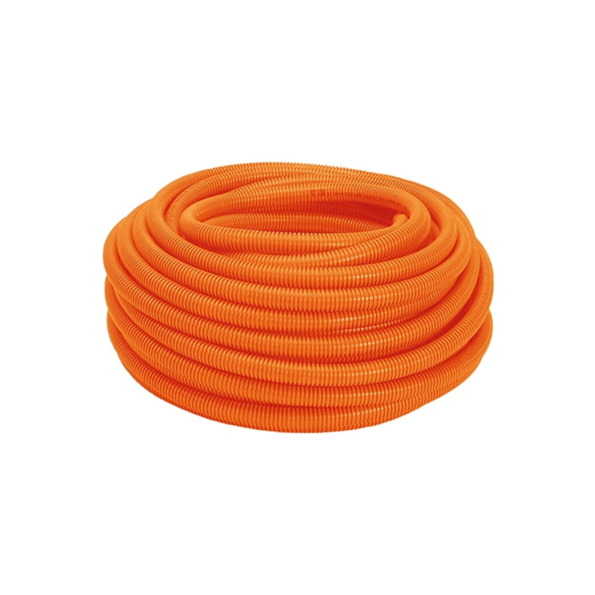 Conduite Flexível Pvc Corrugado 3/4 Dn25mm Laranja Rolo Com 50 Metros - Amanco