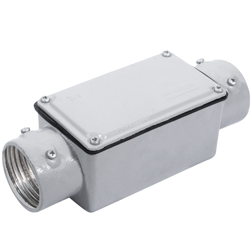 Condulete Alumínio Fixo Tipo C 1.1/4 Polegadas Com Rosca Bsp Com Tampa Com Vedação Ip54 - Wetzel