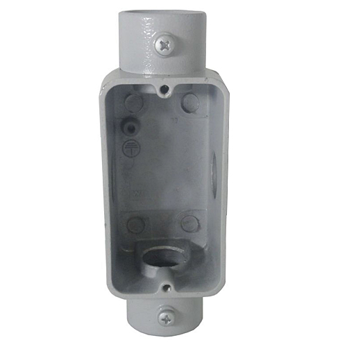 Condulete Alumínio Fixo Tipo C 1/2 Polegadas Com Rosca Bsp Sem Tampa Sem Vedação - Wetzel