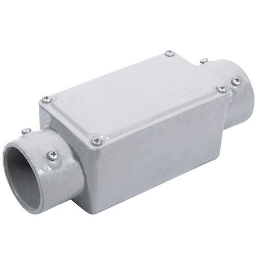 Condulete Alumínio Fixo Tipo C 1.1/4 Polegadas Sem Rosca Com Tampa Sem Vedação - Wetzel