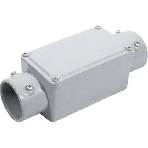 Condulete Alumínio Fixo Tipo C 3/4 Polegadas Sem Rosca Com Tampa Sem Vedação - Wetzel