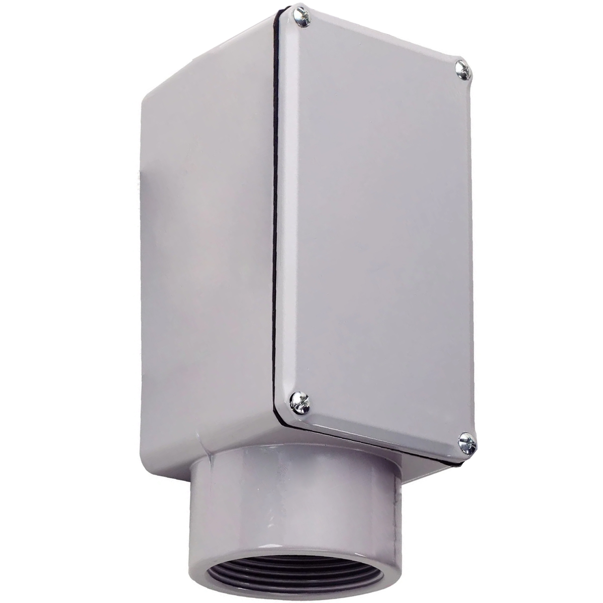 Condulete Alumínio Fixo Tipo E 1 Polegada Com Rosca Bsp Sem Tampa Sem Vedação - Wetzel