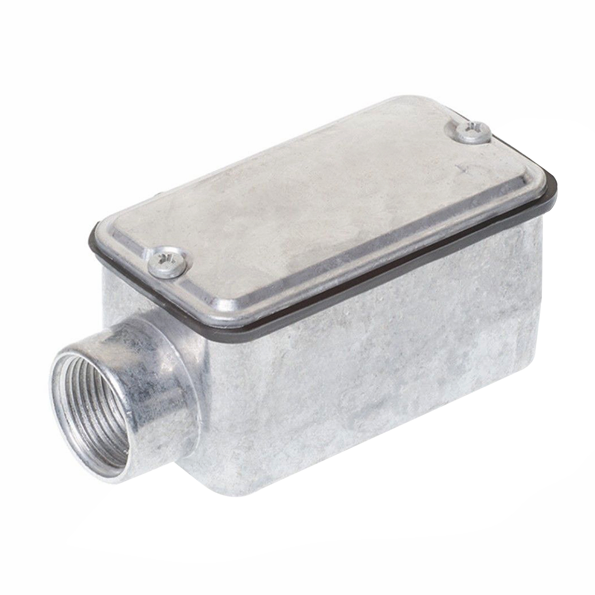 Condulete Alumínio Fixo Tipo E 1.1/4 Polegadas Com Rosca Bsp Com Tampa Com Vedação Ip54 - Wetzel