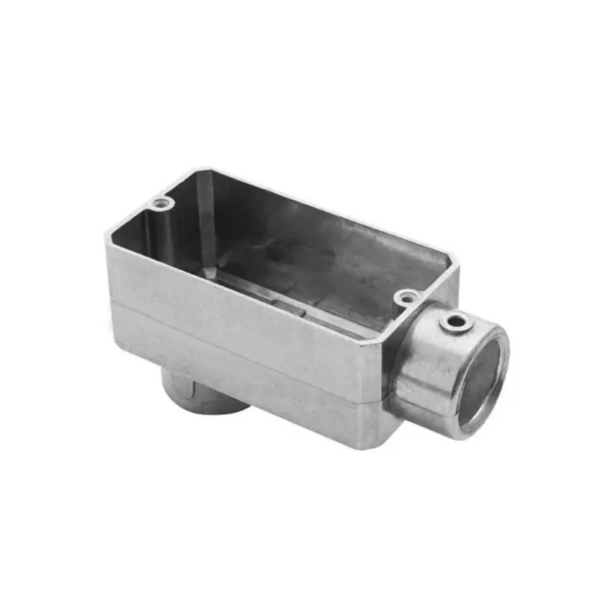 Condulete Alumínio Fixo Tipo Lb 3/4 S/Rosca C/Pintura Cinza S/Tampa S/Vedação - Wetzel