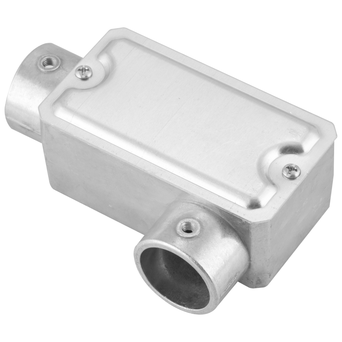 Condulete Alumínio Fixo Tipo Ll 1 Polegada Sem Rosca Com Tampa Sem Vedação - Wetzel