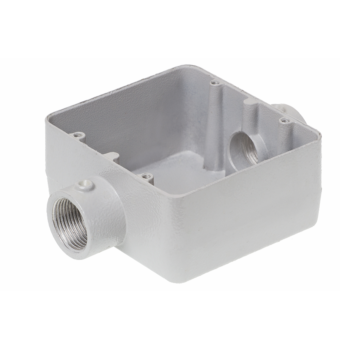 Condulete Alumínio Duplo Tipo C 3/4 Polegadas Com Rosca Bsp Sem Tampa Sem Vedação - Wetzel