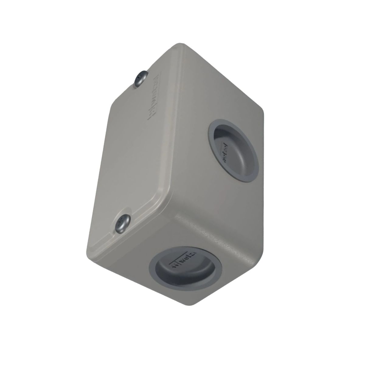 Condulete Alumínio Múltiplo Tipo X 3/4 C/Pintura Cz C/Tampa C/2 Tampões S/Vedação - Wetzel