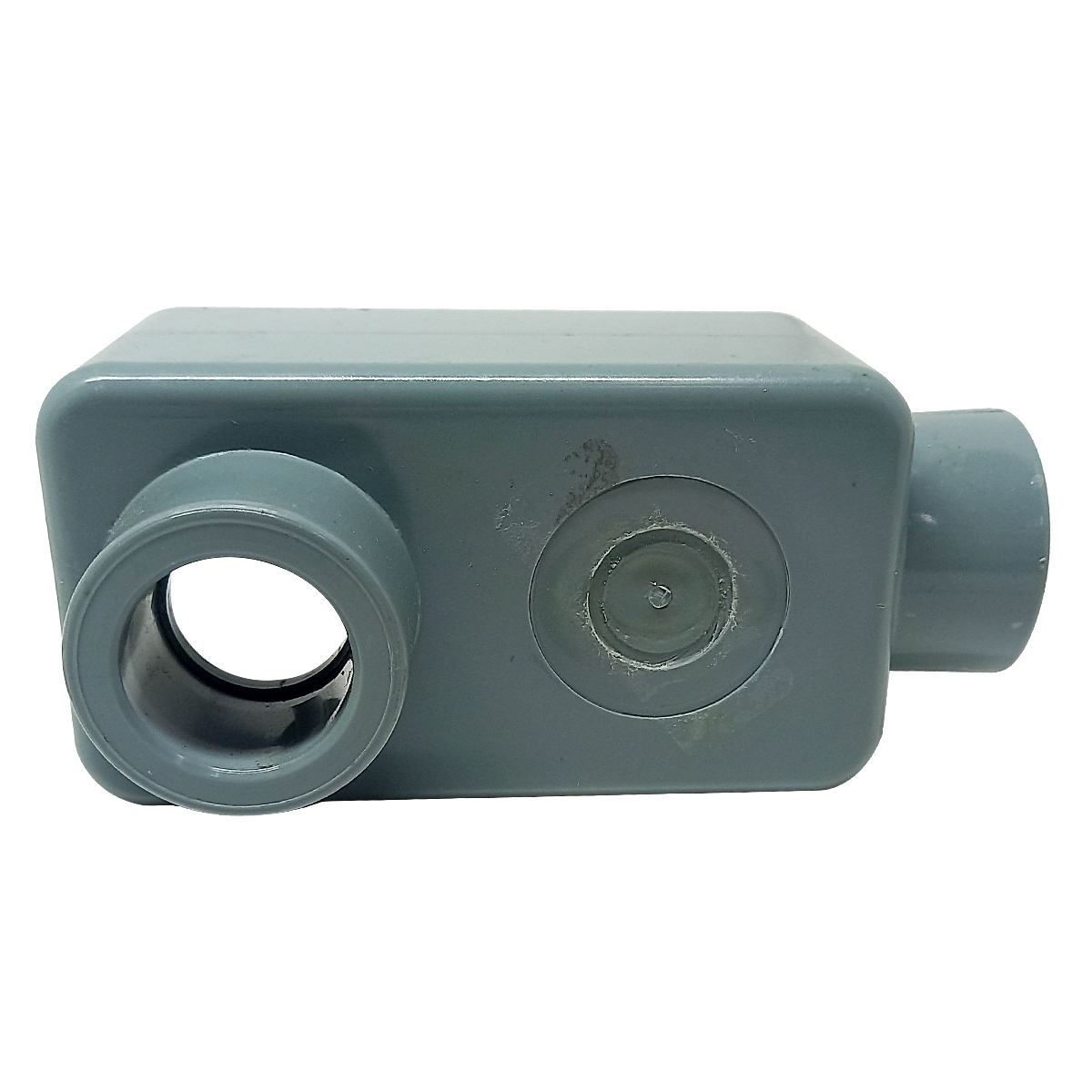 Condulete Pvc Fixo Tipo Lb 1/2 Sem Rosca Cinza Sem Tampa Sem Vedação - Wetzel