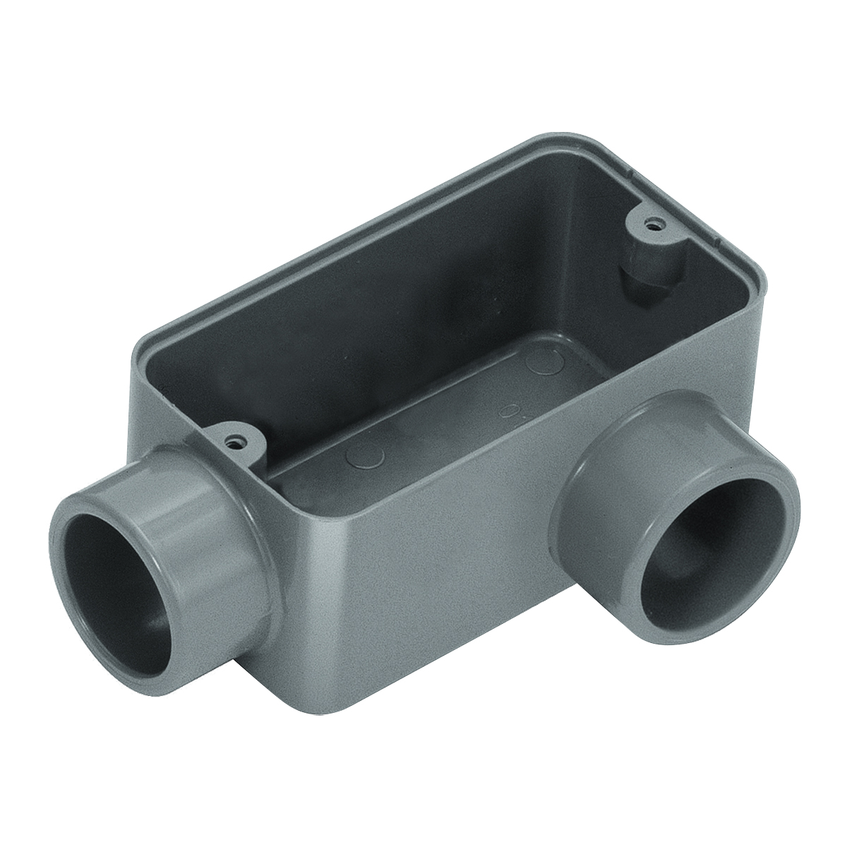 Condulete Pvc Fixo Tipo Ll 1 Polegada Sem Rosca Cinza Sem Tampa Sem Vedação - Wetzel