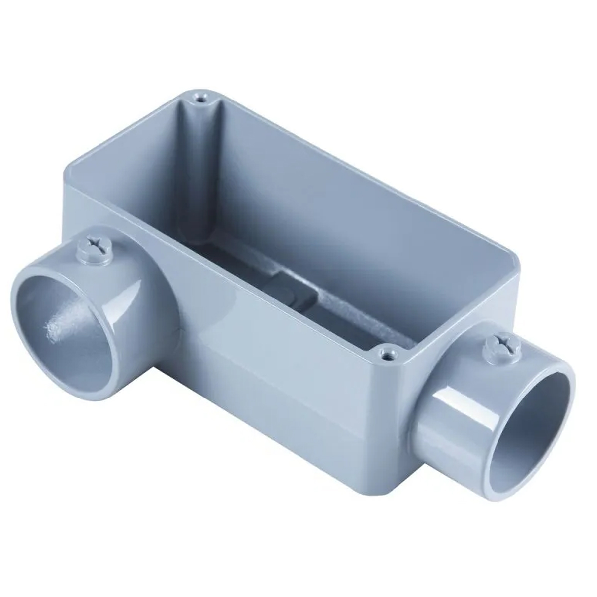 Condulete Pvc Fixo Tipo Laranja 3/4 Sem Rosca Cinza Sem Tampa Sem Vedação - Wetzel