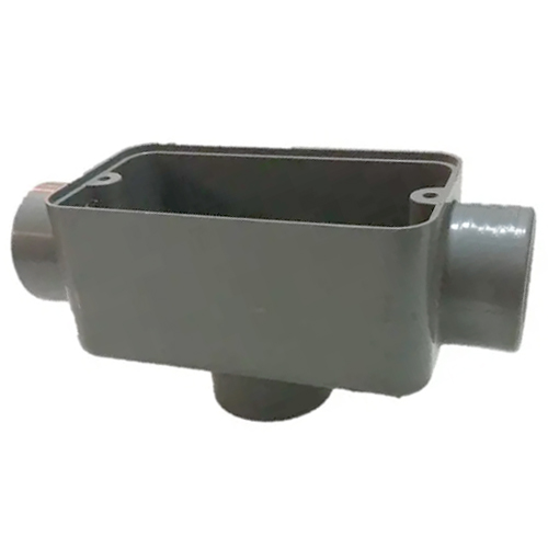 Condulete Pvc Fixo Tipo Tb 3/4 Sem Rosca Cinza Sem Tampa Sem Vedação - Wetzel