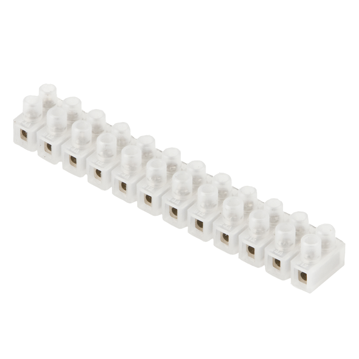 Conector Múltiplo Polietileno 24A 250V 12 Bornes 4,00Mm 70G Branco 812 - Sindal