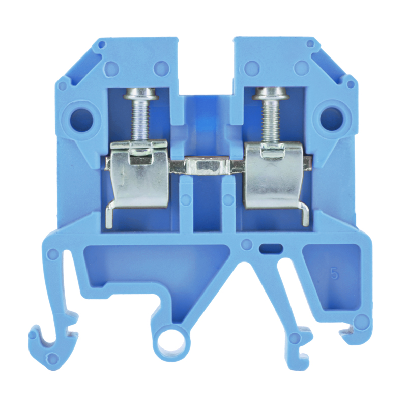 Conector Borne Passagem 2 Conexões 2,50mm 750V Azul SAK 2,5 EN PA - Conexel