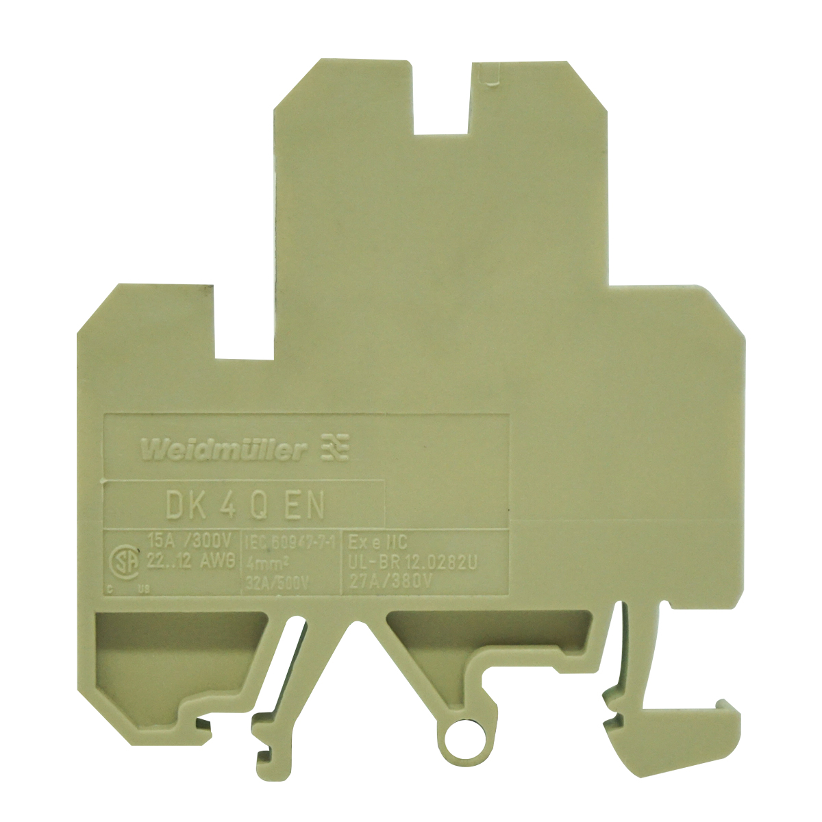 Conector Borne Passagem Duplo 4 Conexões 4,00mm 380V Bege DK4Q EN - Conexel