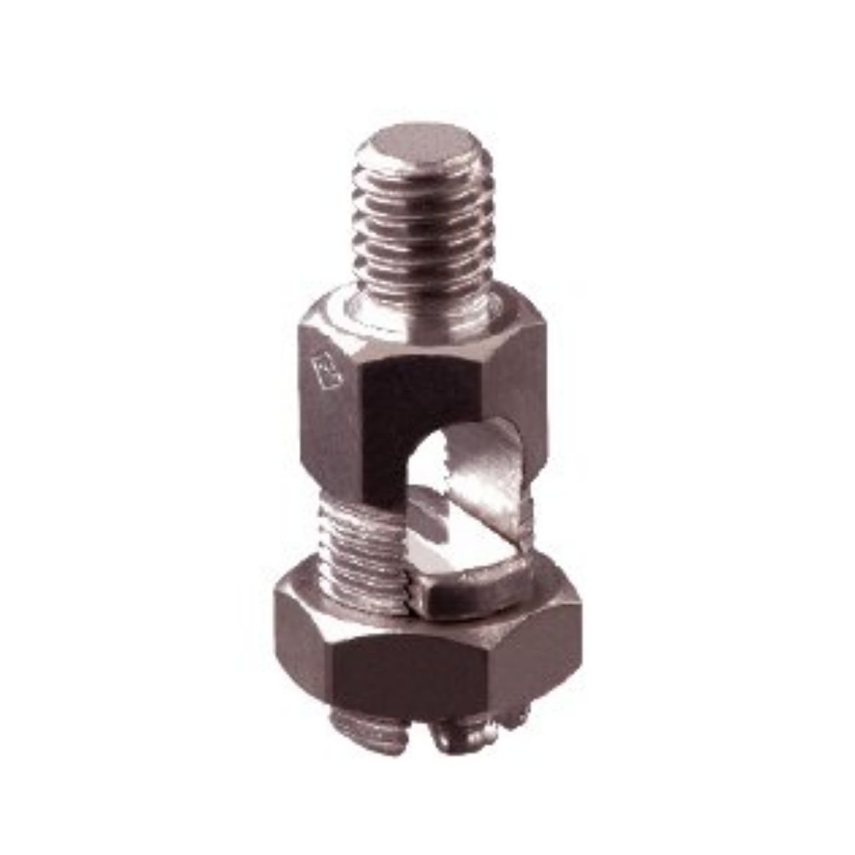 Conector Parafuso Fendido Split-Bolt Rabicho 50Mm Latão Estanhado Rosca 3/8 602600 Magnet