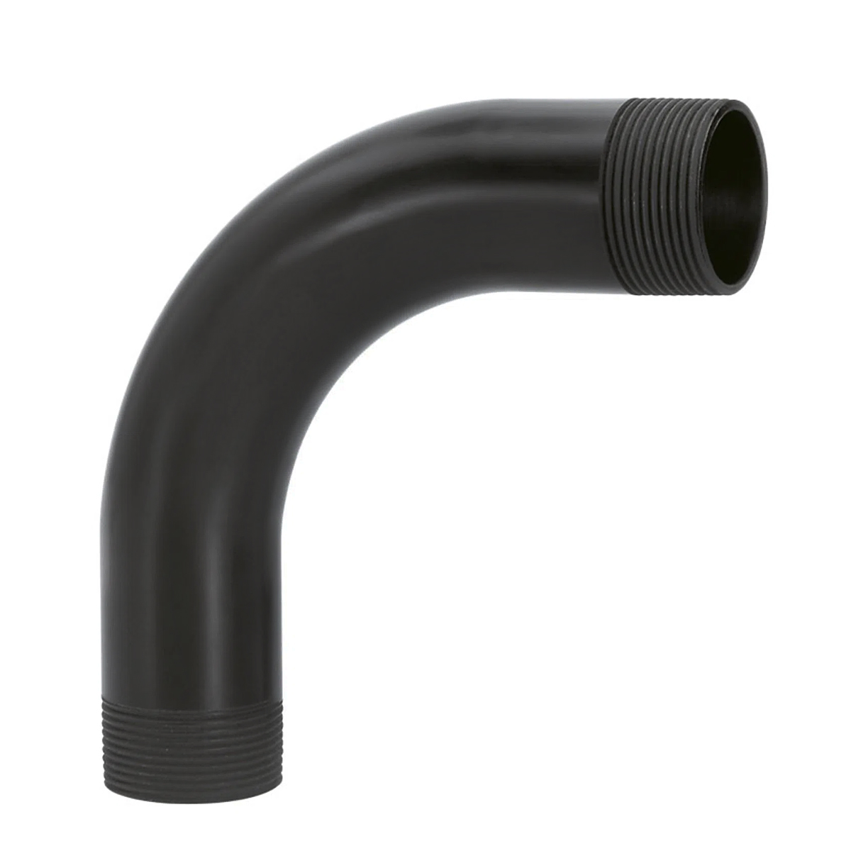 Curva Roscável 90G 1/2 Pvc Preto Para Eletroduto