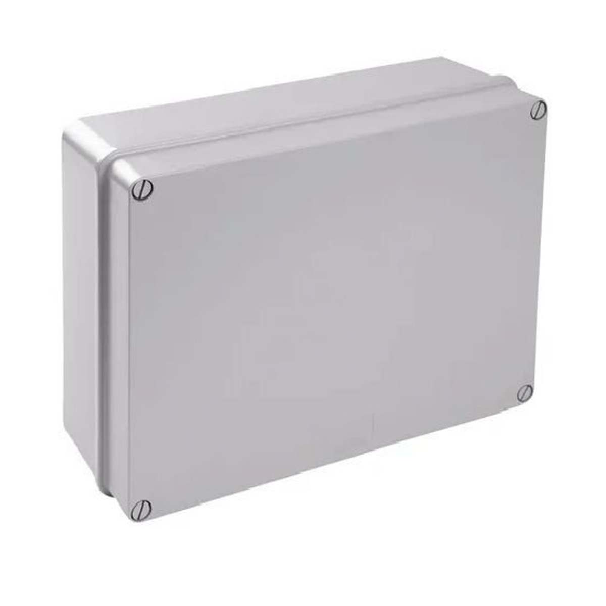 Caixa Distribuição Sobrepor Pvc 234X174X90mm Sem Embutes Ip55 Tampa Opaca - Steck