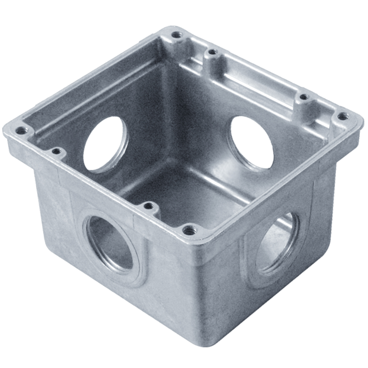 Caixa Piso Alta 4X4 63X94X100mm 1 Polegada - Wetzel