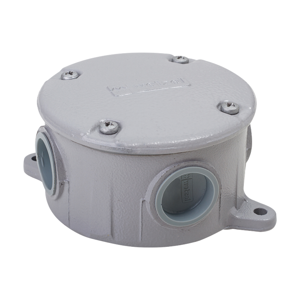 Caixa Ligação Redonda Sobre CPreto10/Mx-20 105X58X25mm 1 Polegadas Cinza - Wetzel