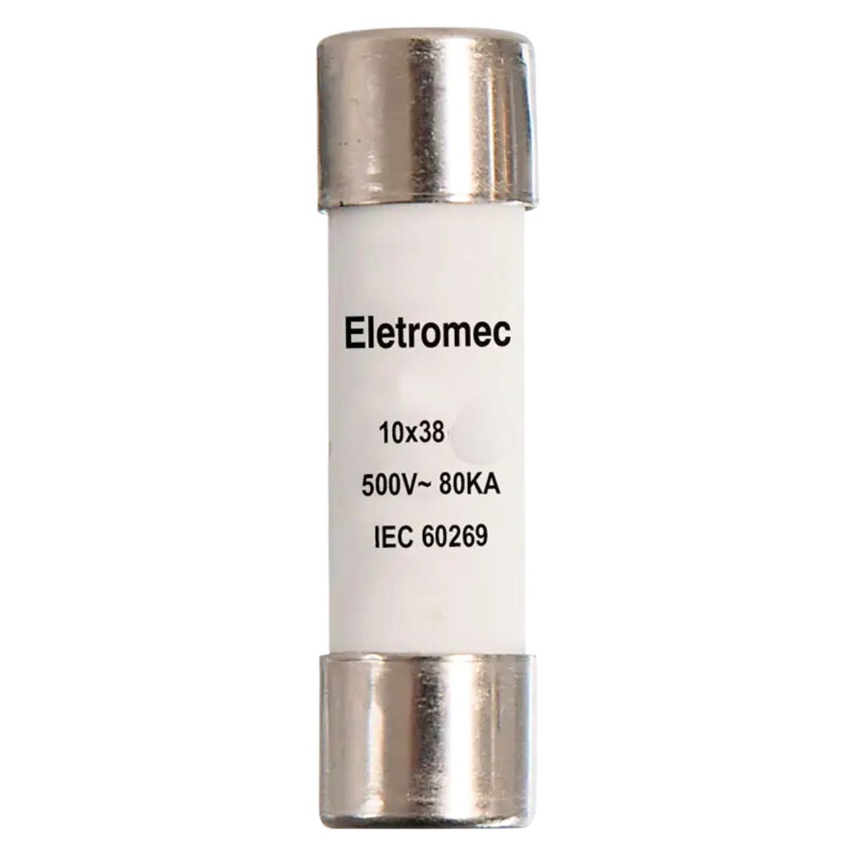 Fusível Cartucho Retardado Gg/Gl 2A 500V 80Ka 10X38Mm C1038GL50002C - Eletromec