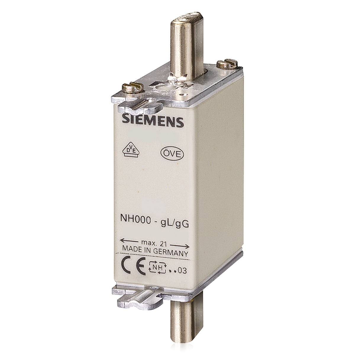 Fusível Nh Retardado T-000 10A 500Vca 3NA3803 - Siemens