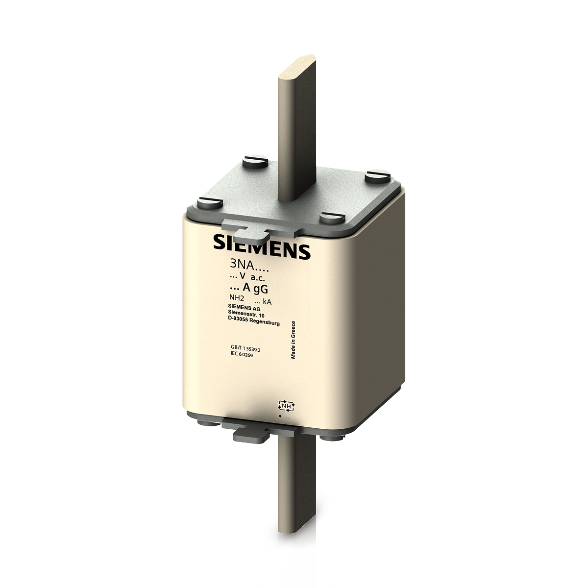 Fusível Nh Retardado T-2 315A 500Vca 3NA3252 - Siemens