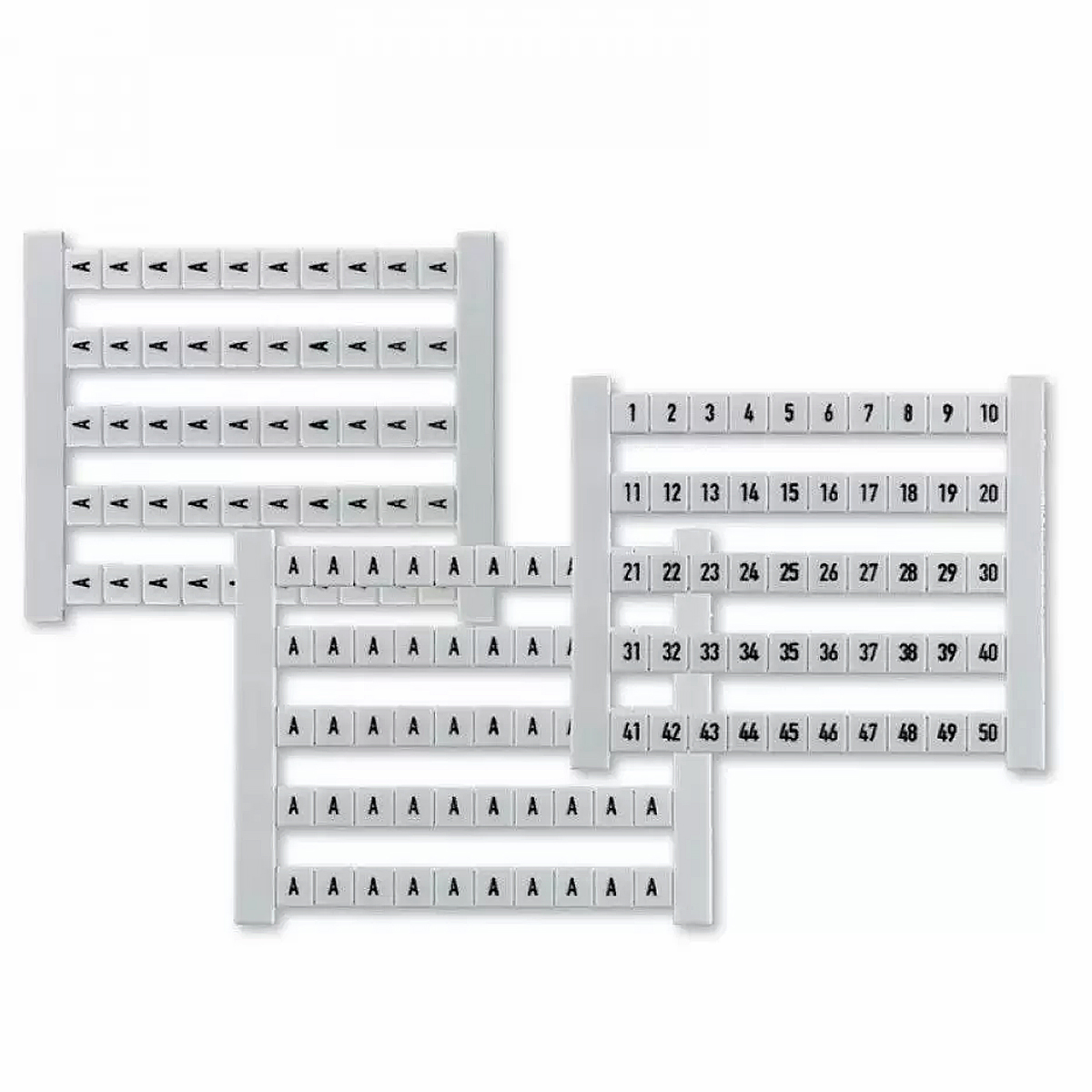 Marcador Fw Branco Número 1-50 Horizontal DEKAFIX 5 FW 1-50 - Conexel