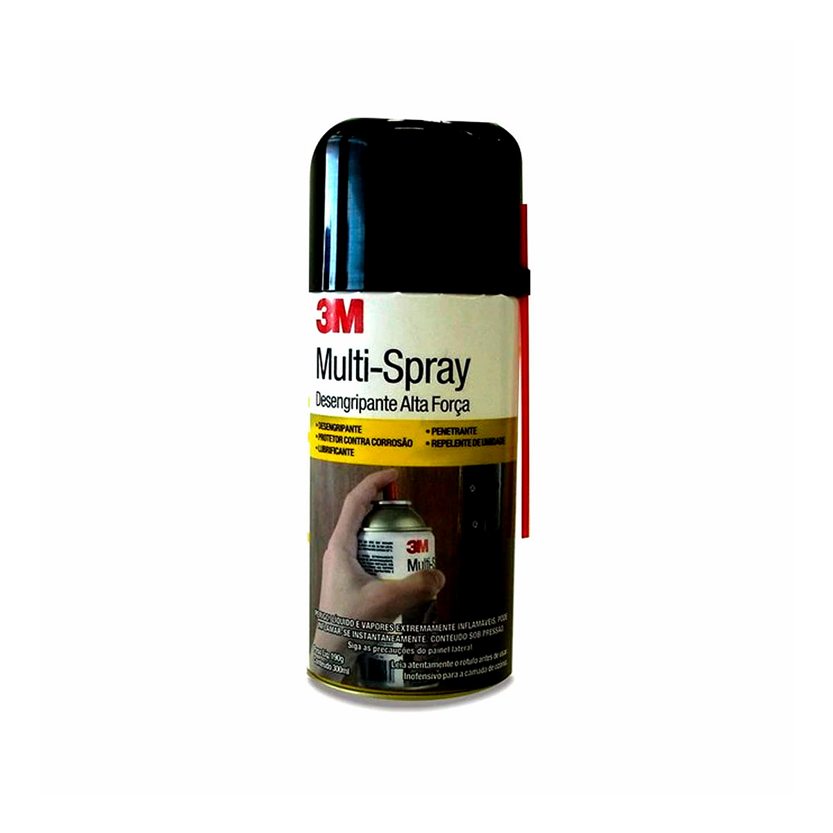 Spray Lubrificante Multiuso Lata Com 300ml Lubrificante MULTI SPRAY LT 190GR - 3M Do Brasil
