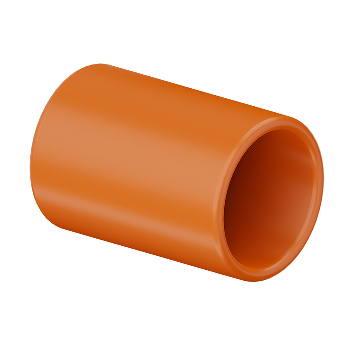 Luva Pressão Tigreflex Pvc 3/4 Polegadas 25mm Cinza Nova Cor Laranja - Tigre