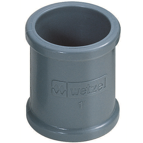 Luva Pvc Para Eletroduto Aparente 3/4 Polegadas Sem Rosca Cinza - Wetzel