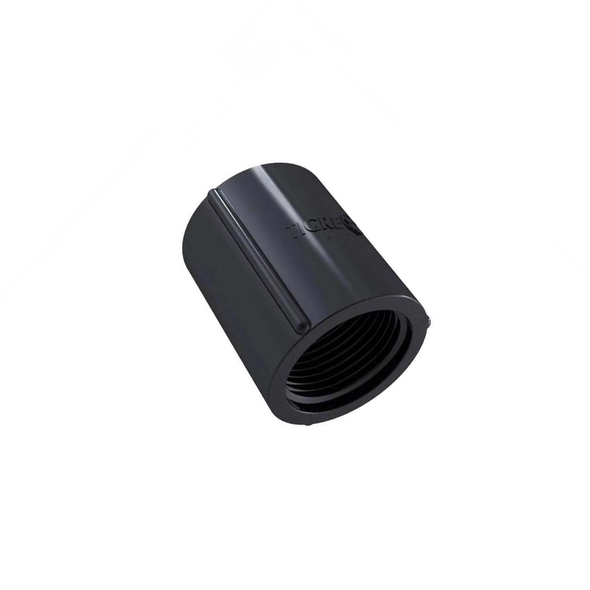 Luva Eletroduto Roscavel Pvc 1 Polegada Preto - Tigre