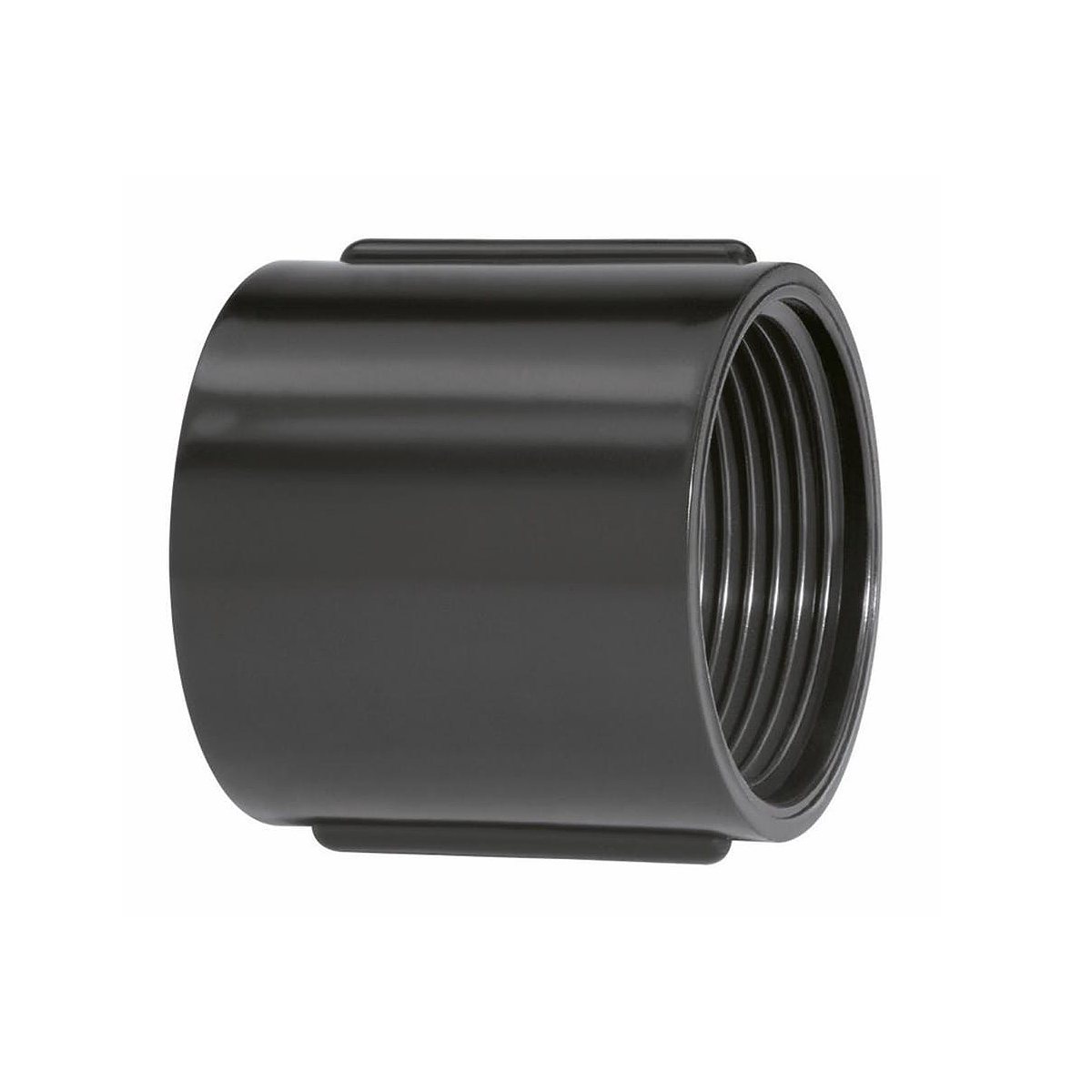 Luva Eletroduto Roscavel Pvc 1 Polegada Preto - Amanco