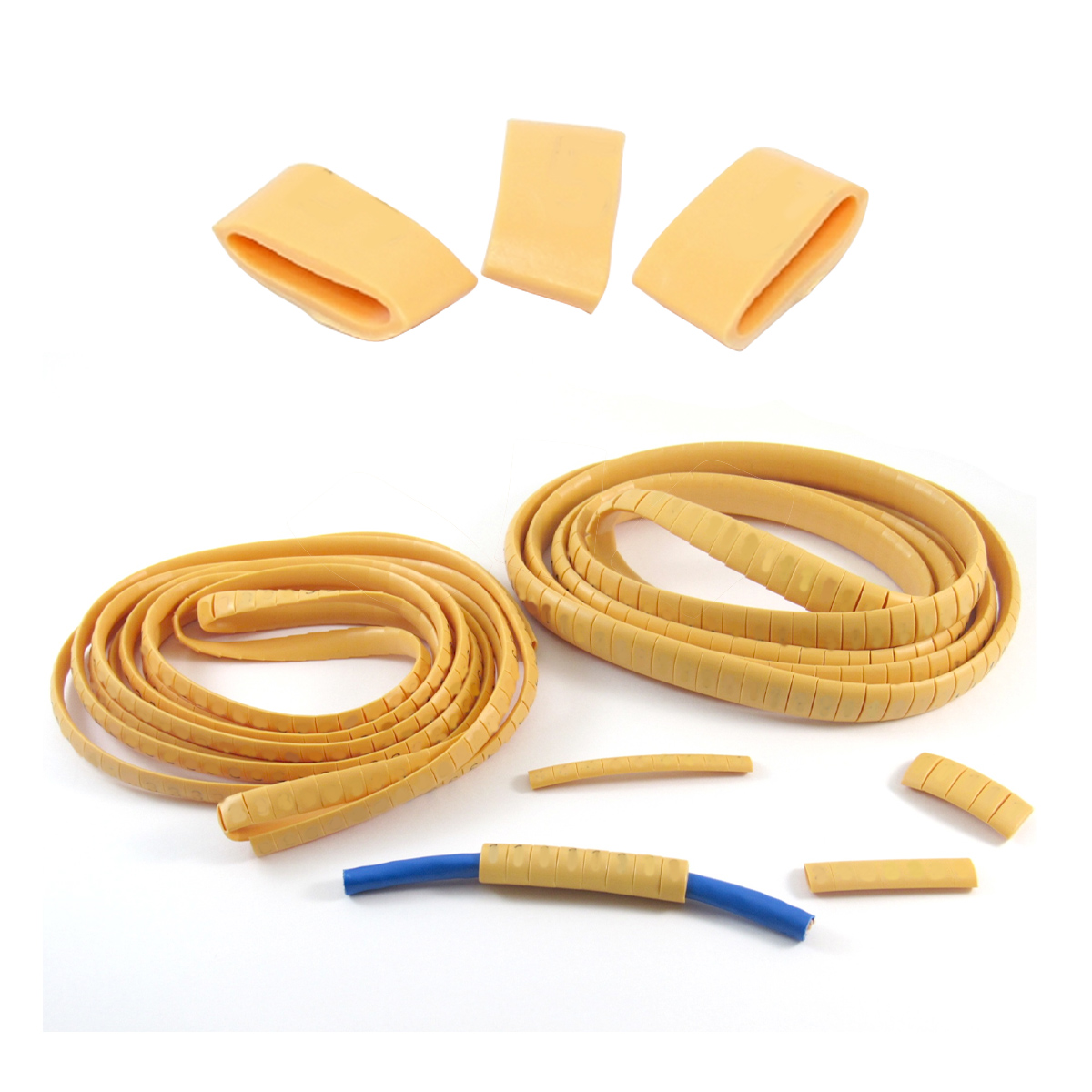 Marcador Anilha Ho85 Número 5 Amarela Condutor 6,00-10mm Com 1000 Unidades - Hellermann