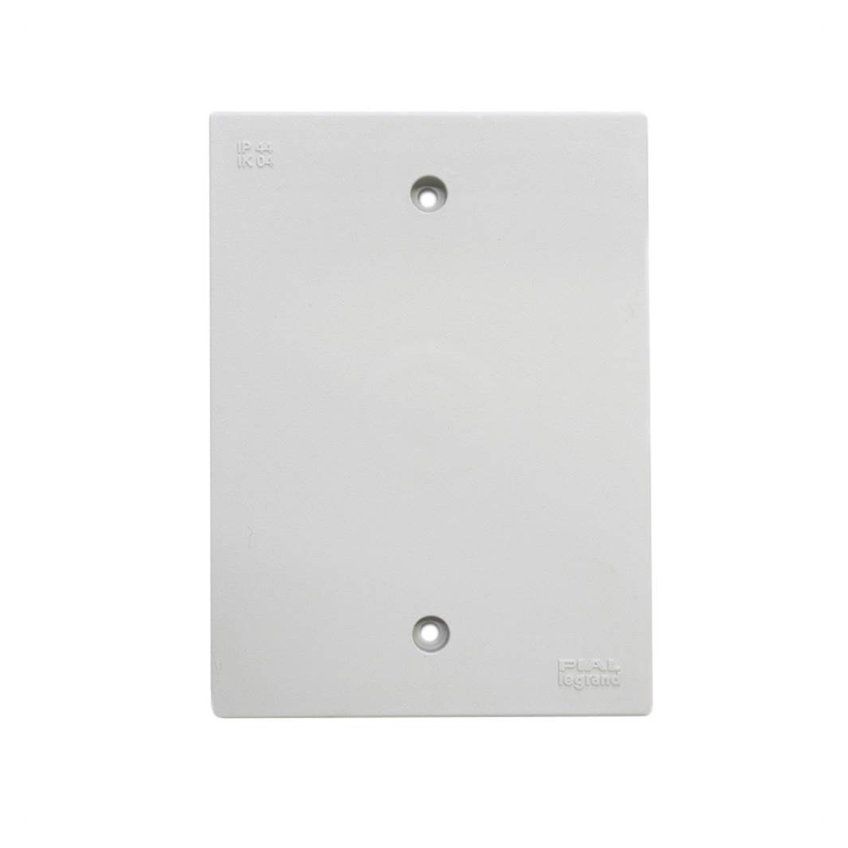 Placa Acabamento Cego 4X2 Aquatic Cinza - Pial