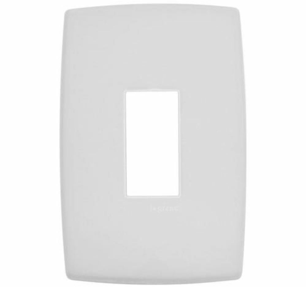 Placa Acabamento Vertical 4X2 Branco - Pialplus