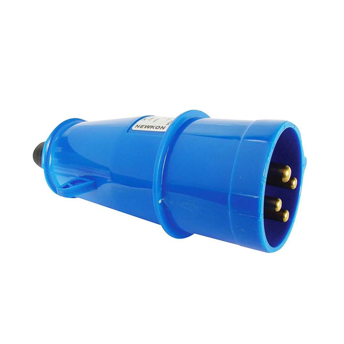 Plug Industrial Macho Termoplástico 3P+T 32A 220/240V 9H Azul Shock Tite S4279 - Steck