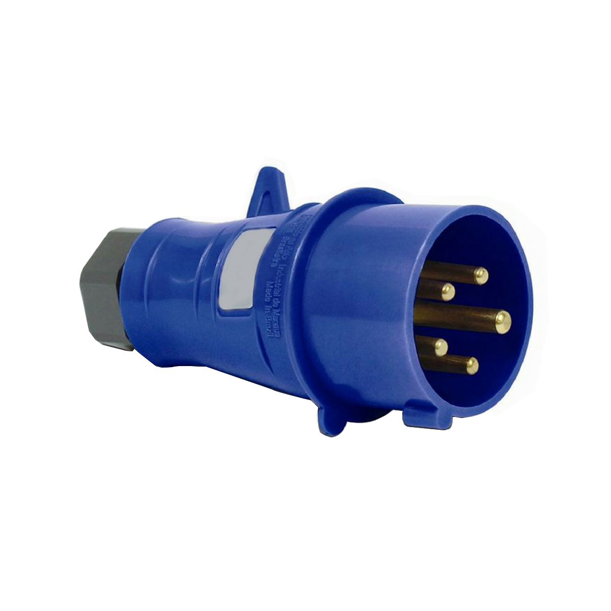Plug Macho Termoplástico 3P+T+N 32A 220/240V Azul 9H Ip44 - Steck