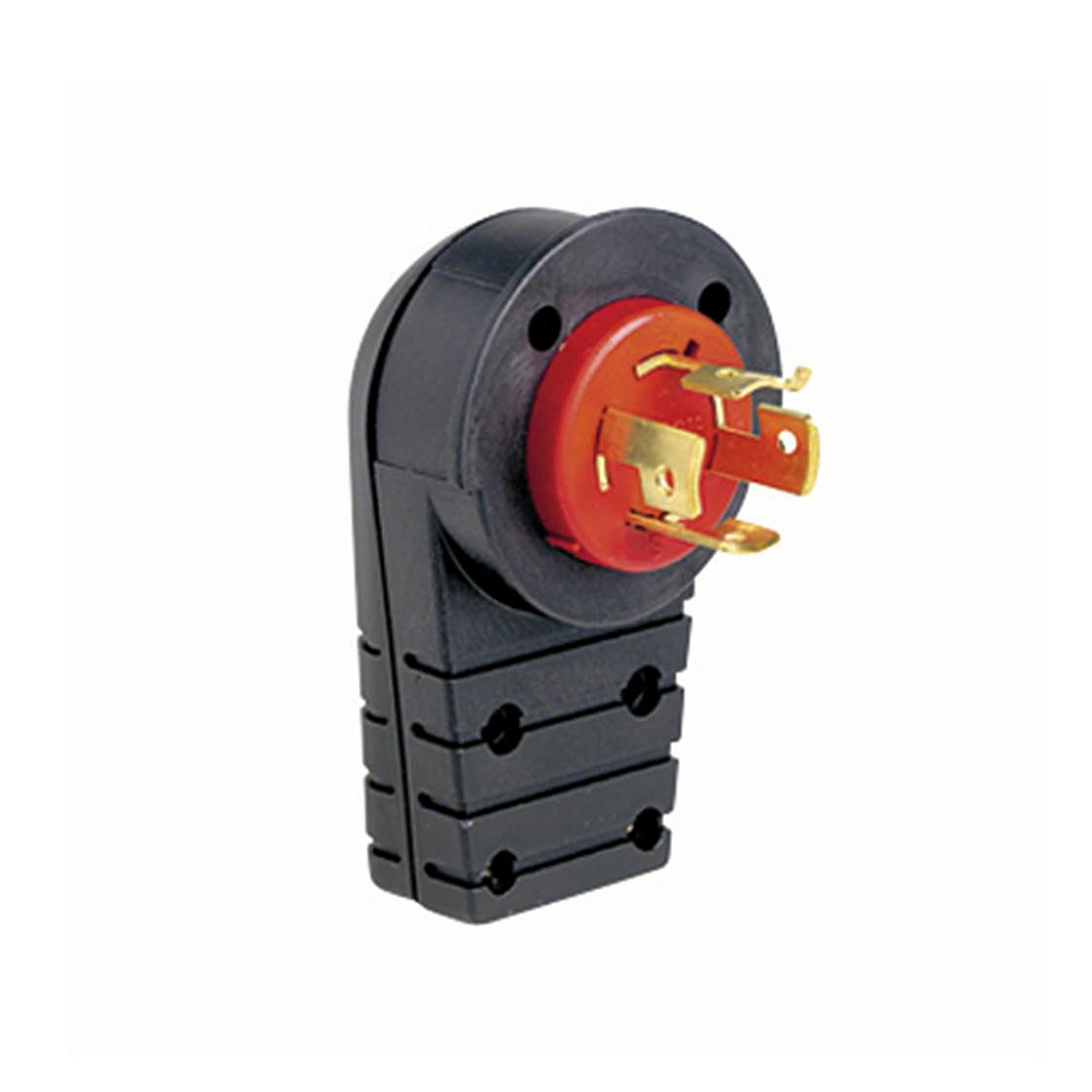 Plug Macho Com Trava Termoplástico 3P+T 30A 440V Vermelho/Preto Com Prensa Cabo - Pial