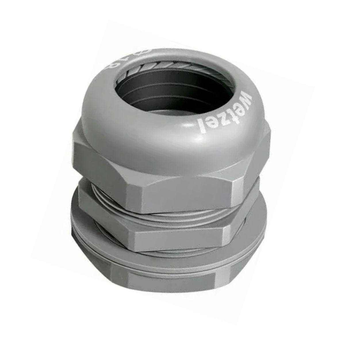 Prensa Cabo 1/2 12,5-15Mm Bsp Alumínio Cinza C/Vedação Ip52 - Wetzel