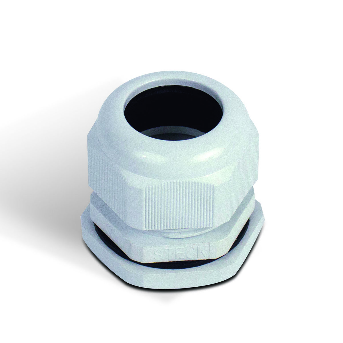 Prensa Cabo Nylon Bsp 1.1/2 Polegadas Cinza Ip68 Curta - Steck