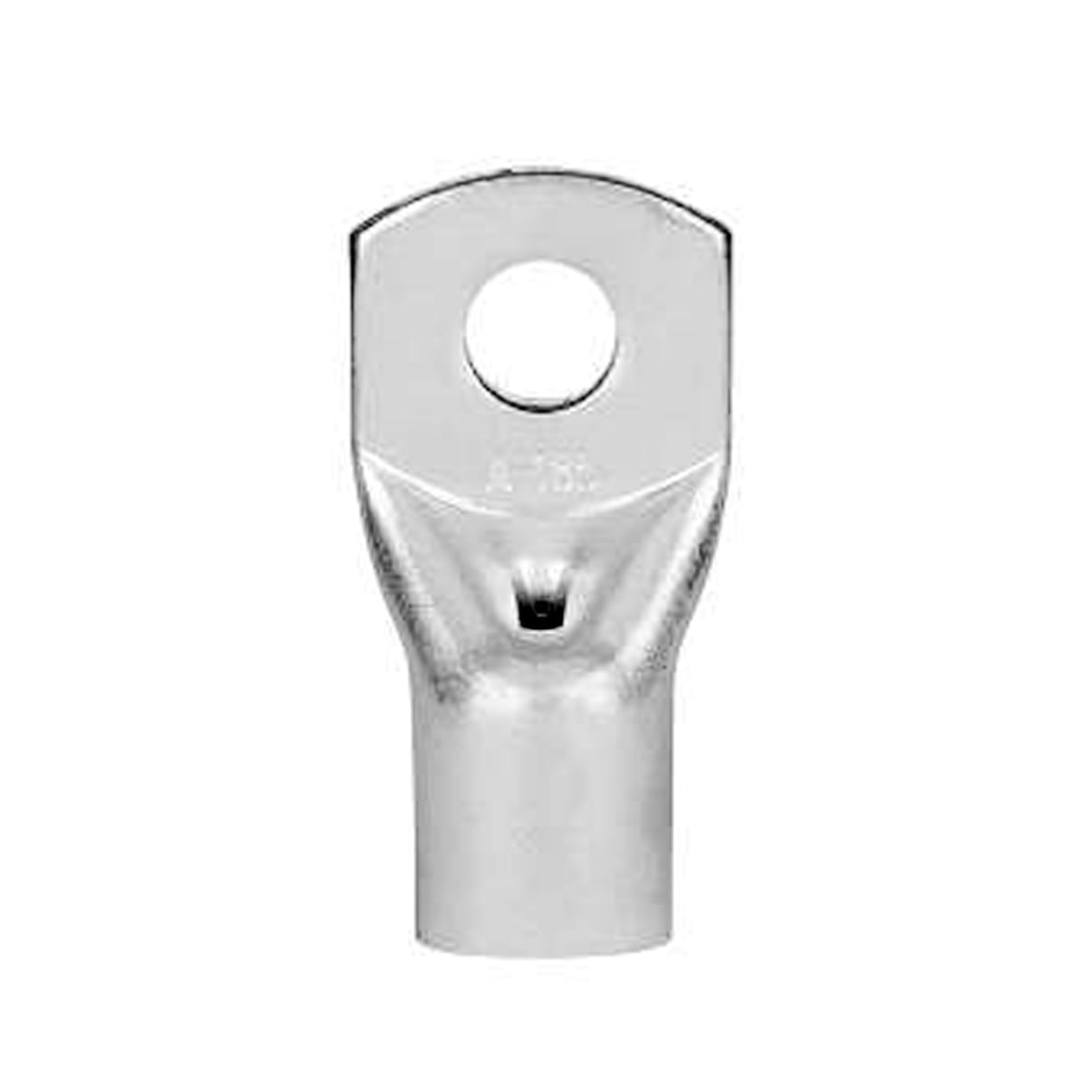 Terminal Compressão Boca Expandida 10Mm 1 Compressão 1 Furo F=6,5Mm 1/4 (M6) Cobre Estanhado Axt