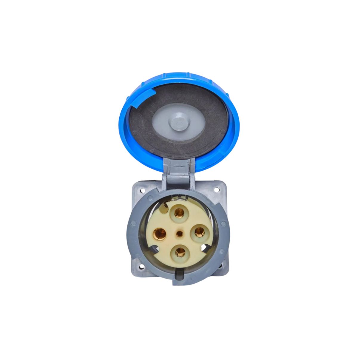 Tomada Industrial Femea Embutir 3P+T 125A 200/250V Az 9H Ip67 - Steck